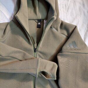 Adidas Men's Sz M  Z.N.E. (Zero Negative Energy) Heavyweight Hoody Jacket Green